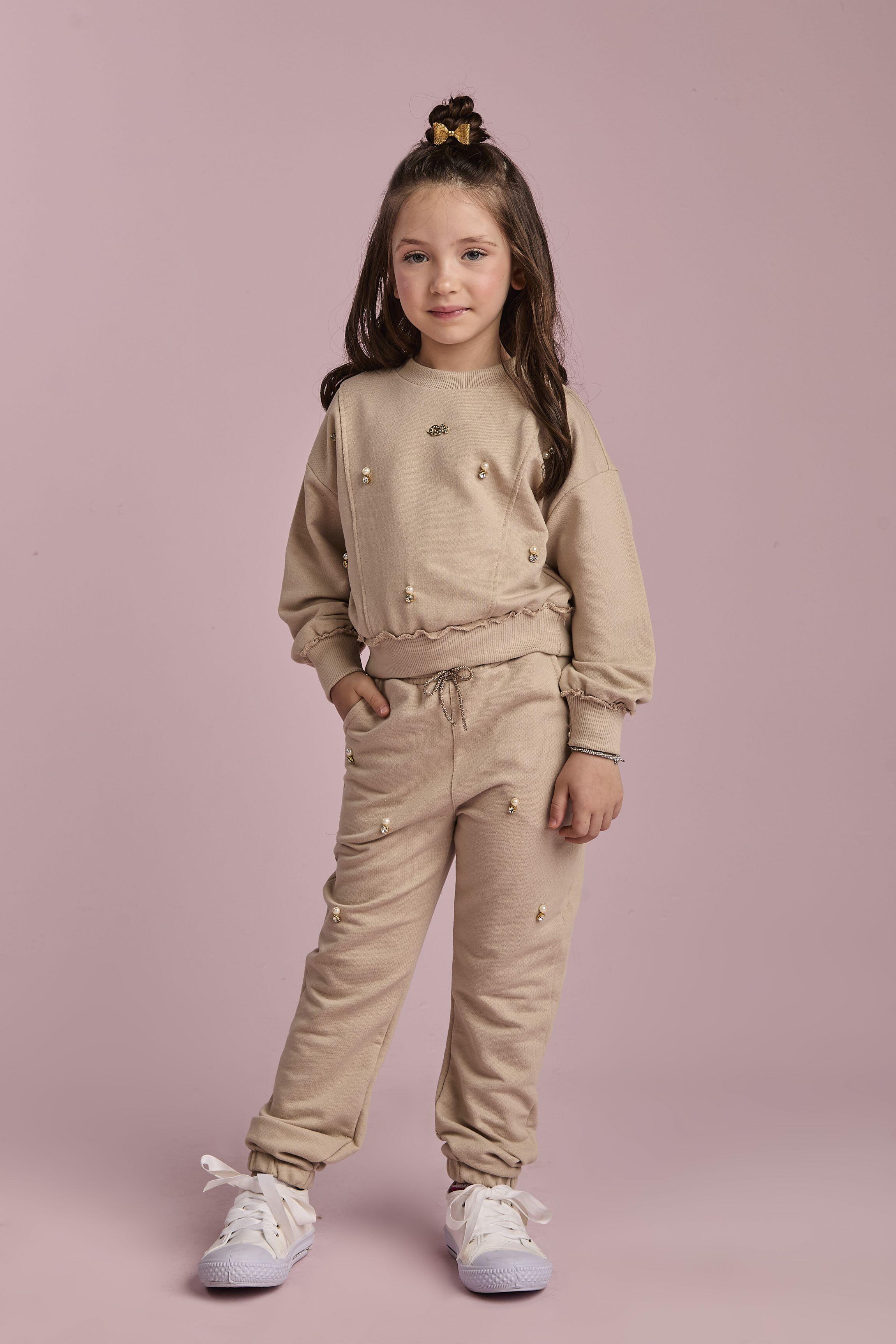 Conjunto Comfy Amêndoa Bordado - Gabriela Aquarela